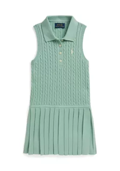 Girls 2-6x Mini-Cable Cotton Polo Dress