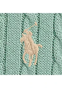 Girls 2-6x Mini-Cable Cotton Polo Dress