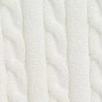 Girls 2-6x Polo Bear Cable Cotton V-Neck Cardigan