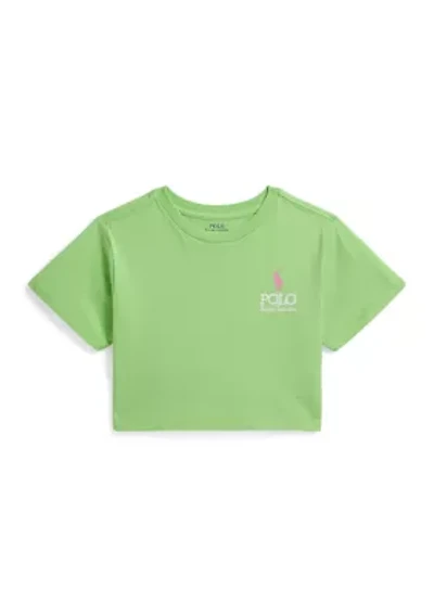 Girls 2-6x Big Pony Logo Cotton Boxy T-Shirt