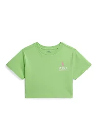 Girls 2-6x Big Pony Logo Cotton Boxy T-Shirt