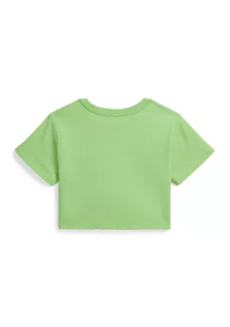 Girls 2-6x Big Pony Logo Cotton Boxy T-Shirt