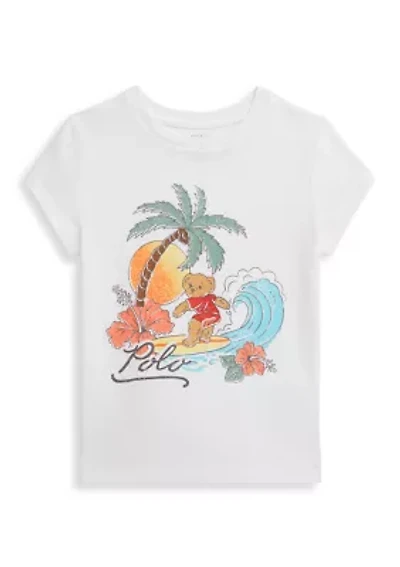 Girls 2-6x Polo Bear Cotton Jersey T-Shirt