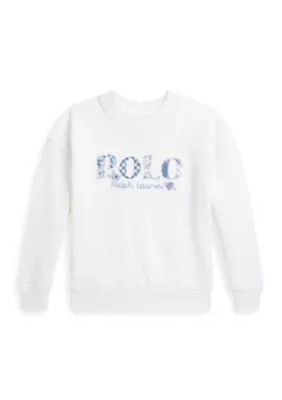Girls 2-6x Logo French Terry Sweatshirt