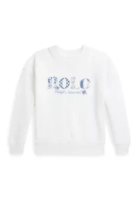 Girls 2-6x Logo French Terry Sweatshirt
