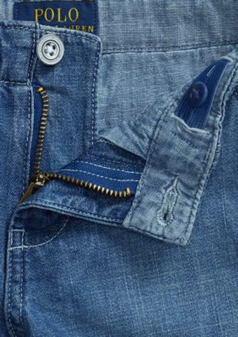 Girls 4-6x Indigo Cotton Denim Shorts