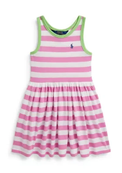 Girls 4-6x Striped Cotton Jersey Dress