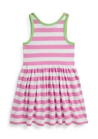 Girls 4-6x Striped Cotton Jersey Dress