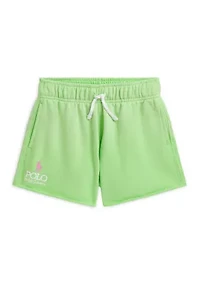Girls 2-6 Big Pony Logo Terry Short