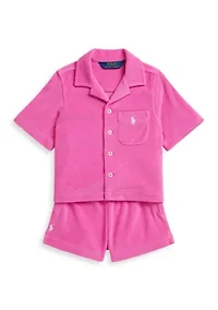Girls 2-6x Terry Shirt & Short