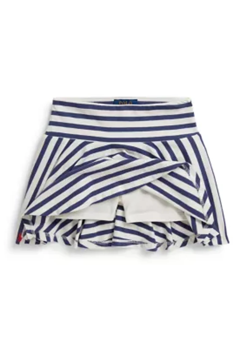 Girls 2-6x Striped Stretch Jersey T-Shirt & Skort