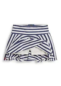 Girls 2-6x Striped Stretch Jersey T-Shirt & Skort