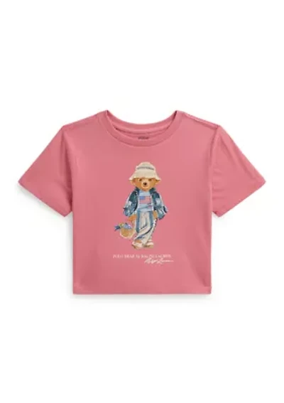 Girls 2-6x Polo Bear Cotton Jersey Boxy T-Shirt