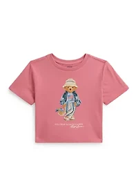 Girls 2-6x Polo Bear Cotton Jersey Boxy T-Shirt