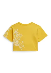 Girls 2-6x Floral-Print Cotton Boxy T-Shirt
