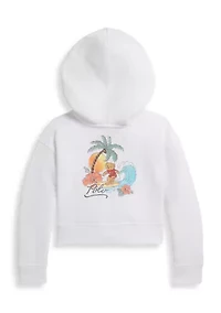 Girls 4-6x Loopback Terry Knit Sweatshirt Hoodie