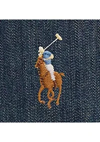 Girls 2-6x Belted Indigo Denim Shirtdress