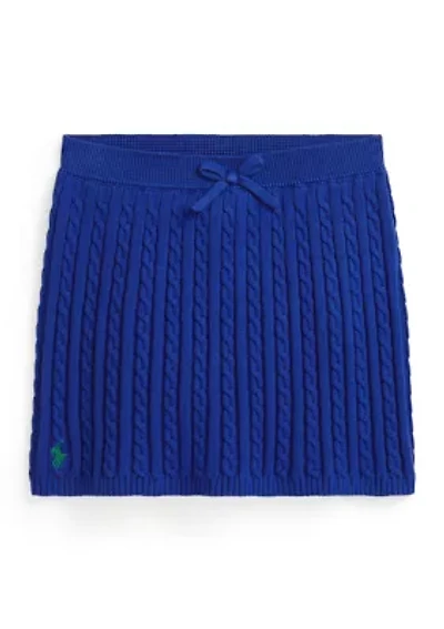 Girls 2-6x Mini-Cable Cotton Skirt