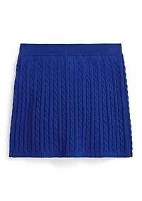 Girls 2-6x Mini-Cable Cotton Skirt