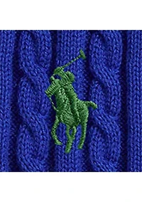 Girls 2-6x Mini-Cable Cotton Skirt