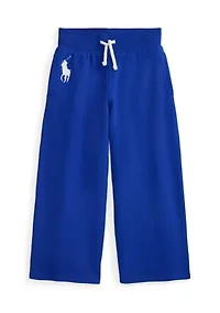 Girls 2-6x Big Pony Fleece Wide-Leg Sweatpant