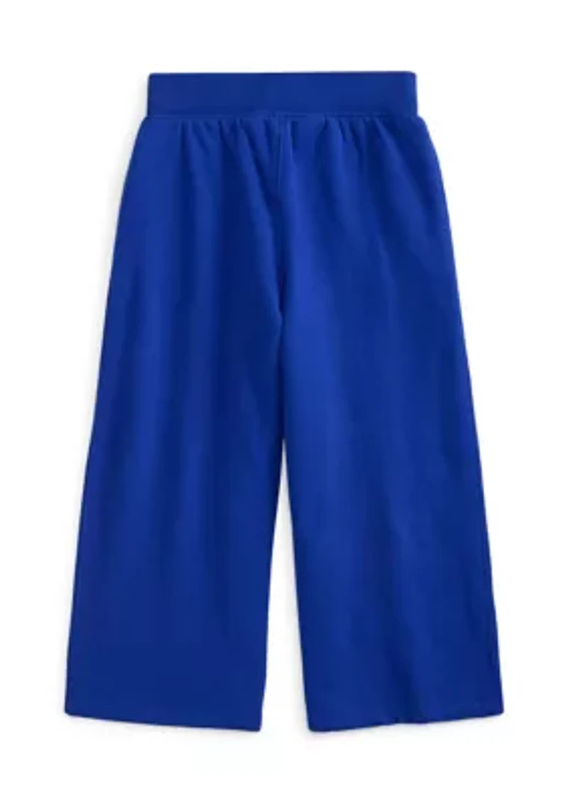 Girls 2-6x Big Pony Fleece Wide-Leg Sweatpant