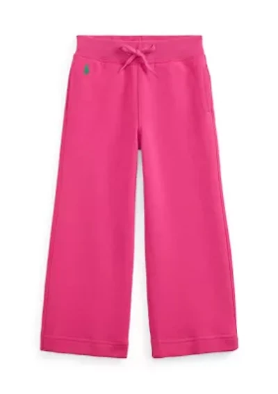 Girls 2-6x Wide-Leg Double-Knit Sweatpant