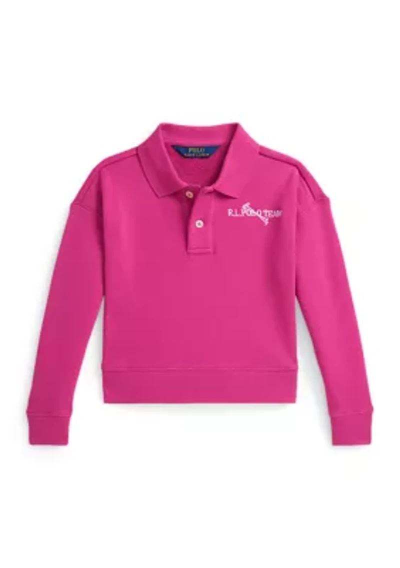 Girls 2-6x Polo Team Terry Sweatshirt