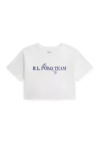 Girls 2-6x Polo Team Cotton Jersey Boxy T-Shirt