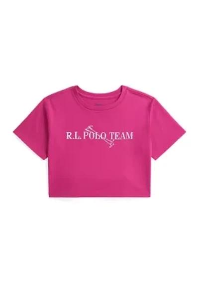 Girls 2-6x Polo Team Cotton Jersey Boxy T-Shirt
