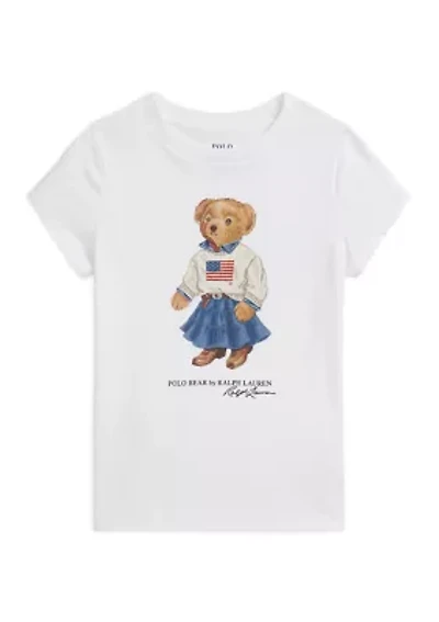 Girls 2-6x Polo Bear Cotton Jersey T-Shirt