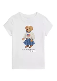 Girls 2-6x Polo Bear Cotton Jersey T-Shirt