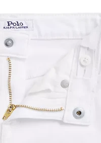 Girls 2-6x Flared Stretch Denim Jeans