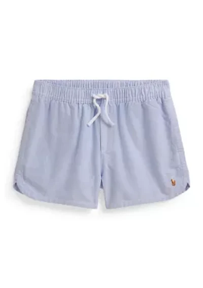 Girls 2-6x Cotton Oxford Pull-On Shorts