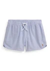 Girls 2-6x Cotton Oxford Pull-On Shorts