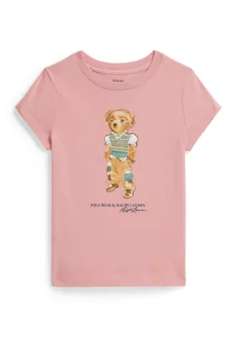 Girls 2-6x Polo Bear Cotton Jersey T-Shirt