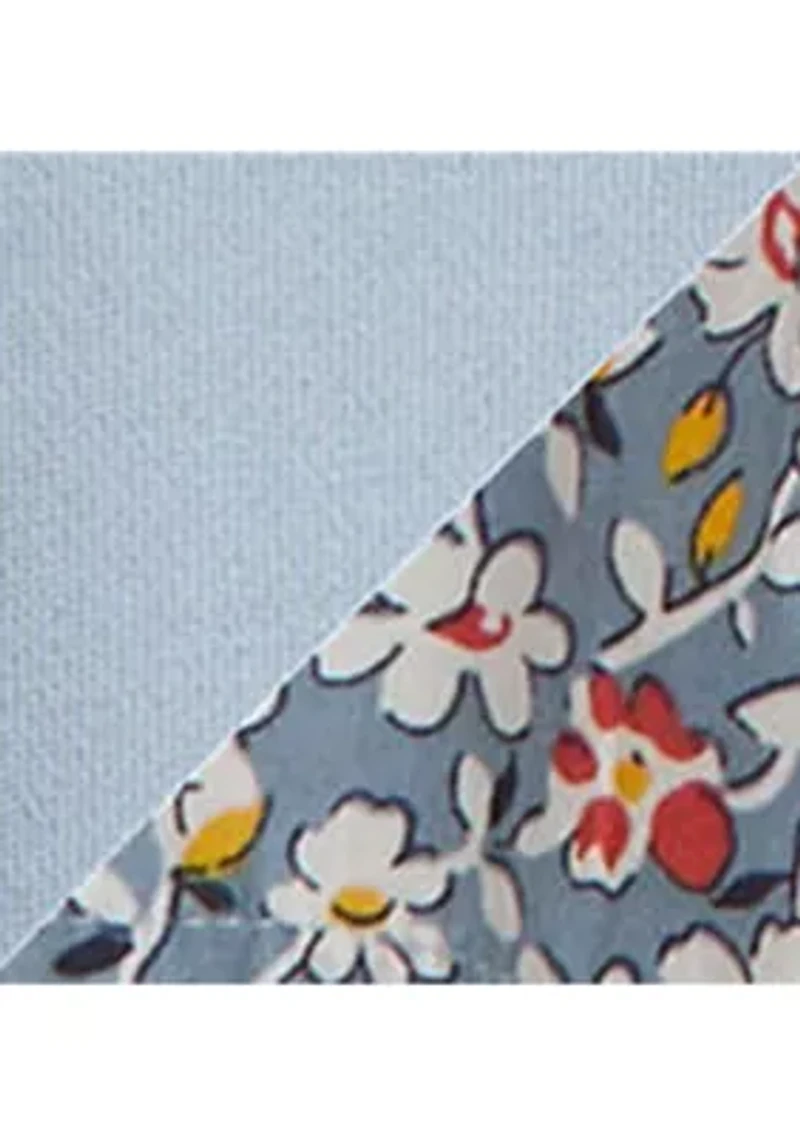 Girls 2-6x Floral-Skirt French Terry Dress