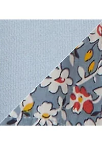 Girls 2-6x Floral-Skirt French Terry Dress