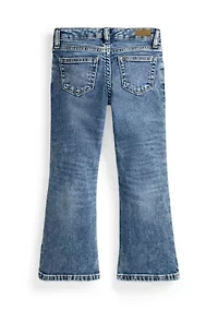 Girls 4-6x Flared Stretch Jeans