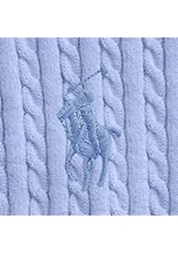 Girls 7-16 Mini-Cable Cotton Cardigan