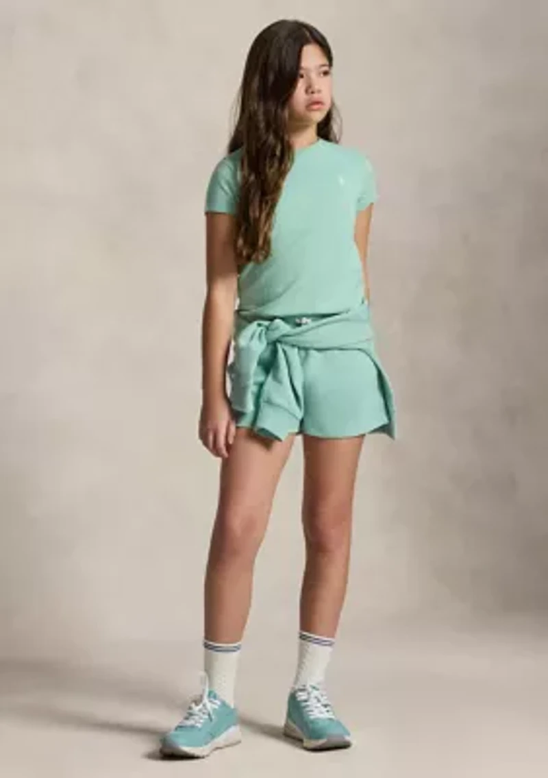 Girls 7-16 Cotton Jersey Crewneck T-Shirt