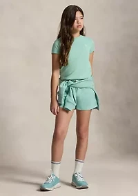 Girls 7-16 Cotton Jersey Crewneck T-Shirt