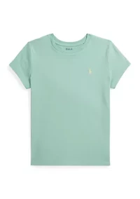 Girls 7-16 Cotton Jersey Crewneck T-Shirt