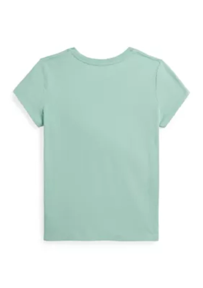 Girls 7-16 Cotton Jersey Crewneck T-Shirt