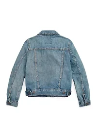 Girls 7-16 Denim Trucker Jacket