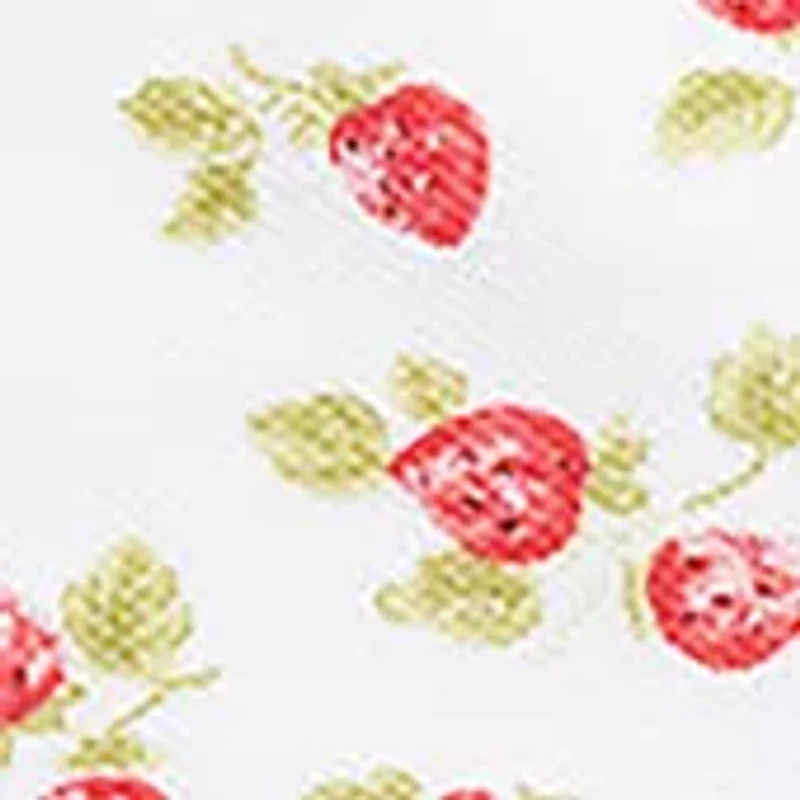 Girls 7-16 Strawberry Mesh Sleeveless Polo Shirt