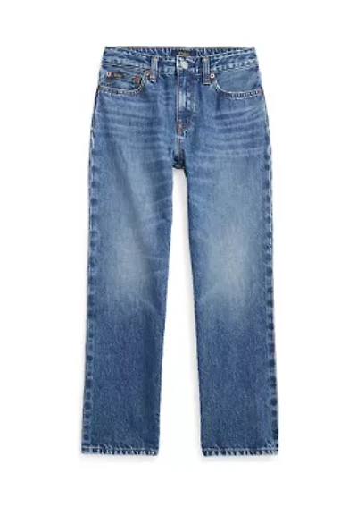 Girls 7-16 High Rise Straight Fit Jeans