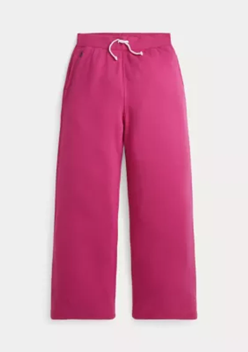 Girls 7-16 Fleece Wide Leg Sweatpants