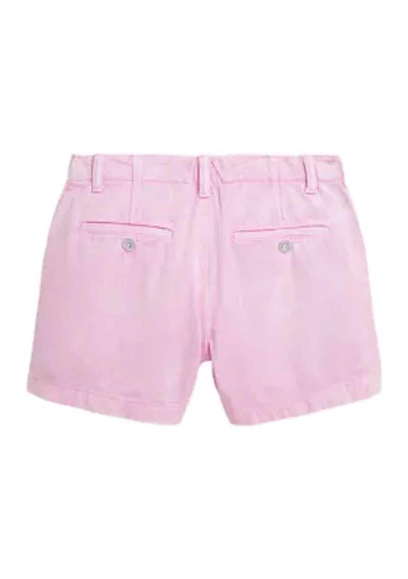 Girls 7-16 Cotton Chino Shorts