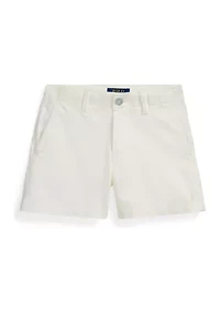 Girls 7-16 Cotton Chino Shorts